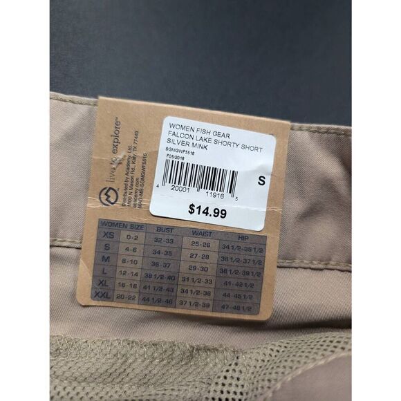 NWT Magellan Outdoors Beige Brown Fish Gear Falcon Gear Active Outdoors Women's - Picture 3 of 5